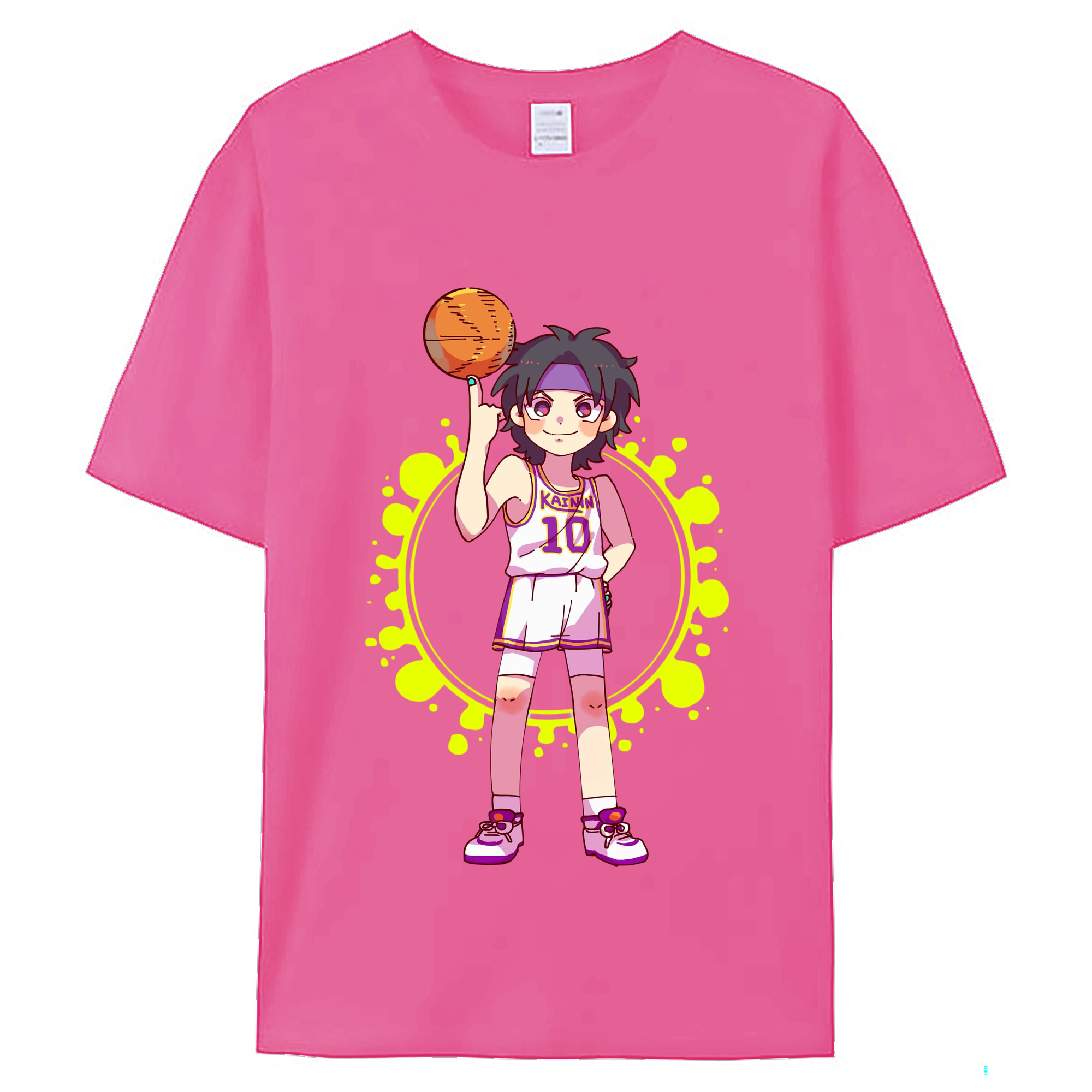 （画像用） SLAM DUNK／スラムダンク レディースカジュアルプリントTシャツ（綿100％）